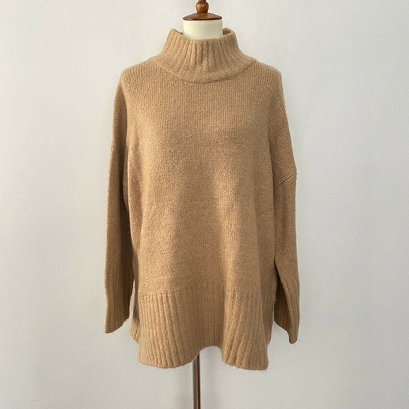 Topshop Sweaters - TOPSHOP Womens Funnel Neck Sweater Pullover Long Sleeve Size 8-10 Medium
